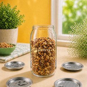 بطری پترا کن 250 سی سی با درب انتخابی