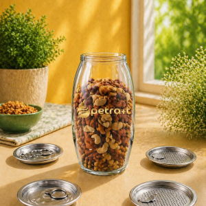 بطری پترا کن 350 سی سی خمره ای با درب انتخابی